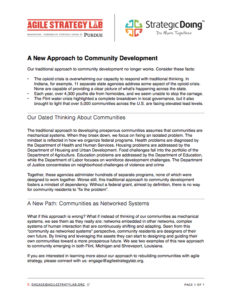 Community Development One Pager Community Development One Pager