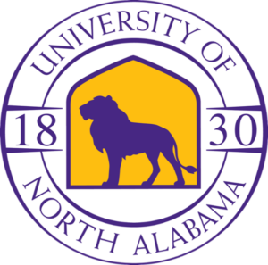 University of North Alabama Purple Lion Logo