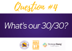 Question four what's our 30/30?